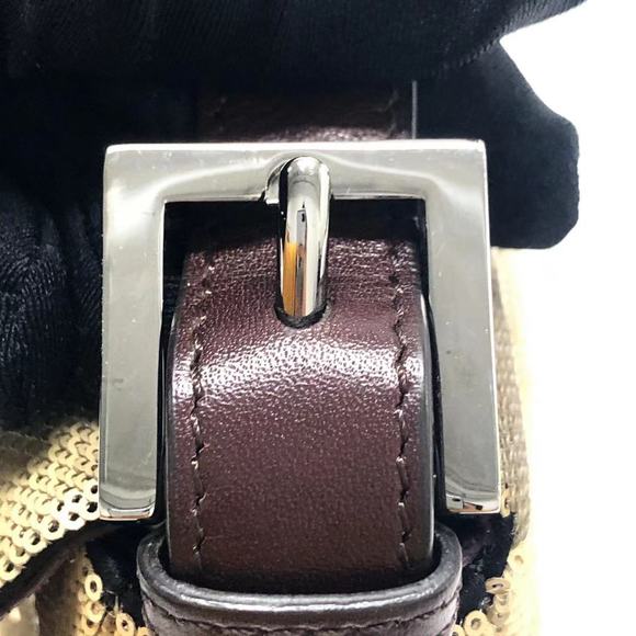 Fendi Baguette Blocks Abstract Pattern Glitter Sequin Shoulder bag - Picture 15 of 16